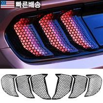 [MEEAOTUMO 정품] 포드 머스탱 2018-2022용 테일 라이트 램프 커버 660564, CarbonFiber(2018-2022)
