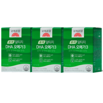 [vrs오메가] 고려은단 퓨어 알티지 rTG DHA 오메가3 식물성캡슐 60캡슐, 3개
