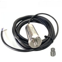 압전기 진동 센서 항공플러그 방수 방폭 트랜스미터, 진동속도0-100mm/s (나사식)