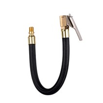 10/20/40/60cm 타이어 팽창기 호스 연장 튜브 자전거 자동차 잠금 에어 척 어댑터 풍선 펌프 오토바이 자동, 01 10cm long