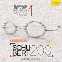 [CD] Alinde Quartett 슈베르트: 현악 4중주 1집 (Schubert: String Quartets D87 D18 D703) : 토마스 ..., Hanssler Classics, CD