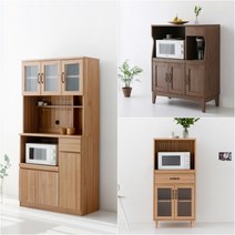 마켓비 주방 전자 렌지 수납장 밥솥 밥통 선반 이케아 오븐 다이 렌지대, 1.LETANTO 렌지대, 미들브라운