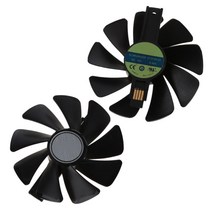새로운 95MM 4PIN CF1015H12S 사파이어용 RX 590 8G D5 RX580 RX 480 그래픽 카드 팬 교체 냉각 팬, 검은색