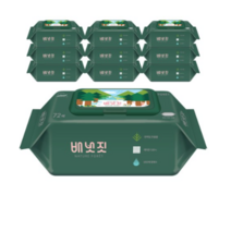 배냇짓 네이처 포레 아기물티슈 캡형, 20팩, 13개
