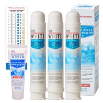 투스홀 미백치약 80g3개+50g1개 화이트닝 치아미백