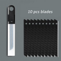 문서 종이 사진 재단기 절단기휴대용 유틸리티 나이프 포켓 종이 상자 커터 개폐식 10 블레이드 학교 Offic, 10 10
