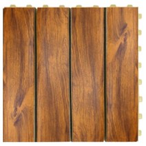 틈있는 단풍나무색 1SET(본판 2개+마감재 1개) 데코타일 셀프 조립 DIY 테라스 욕실 마루 바닥, 단품