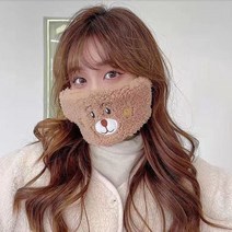 새로운 4 피스 세트 베어 후드 스카프 통합-남성과 여성 겨울 차가운 따뜻한 패딩 스카프 이어 가드-사이클링 쇼핑 필수