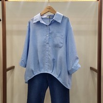 무자크 7부소매언발블라우스MO6WBL04