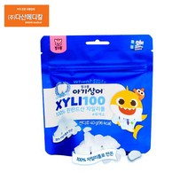 핑크퐁 아기상어 자일리100 핀란드100% 자일리톨, 40g, 15봉