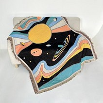 야전침대 북유럽 보헤미안 스타일 꽃 커버 야외, 4+130x160cm
