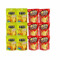 브랜드없음 자가비 짭짤한맛 + 눈을감자 6봉씩 총 12봉 / 감자칩 감자스틱, 단품없음