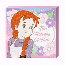 꽃의시간 빨간머리앤 25x25 보석십자수