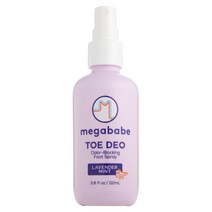 메가babe 메가BABE 토데오 냄새 차단 풋 스프레이 바디케어, Purple_3.8 oz
