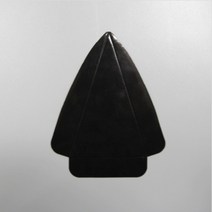 천운패키지 조각케익종이받침(검정)삼각3호 1묶음*200개, 블랙