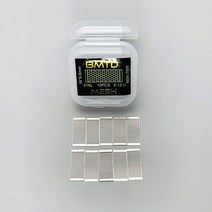 MTL 히팅 메쉬 코일 코튼 퓨즈 NI80/316L/A1 저항 와이어 제우스 X 메쉬/버서커 v3/키린 M 프로용 10 팩, 08 316L 0.12