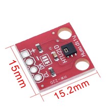 온도센서 모듈TZT HTU21D arduino용 온도 및 습도 센서 모듈 브레이크 아웃, 한개옵션0