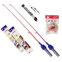 씨케이 / 릴 견지대 세트 / 구멍치기 방파제 벽치기 방파제 게낚시 빙어낚시, 릴견지대+모듬채비훅리무버+핀도래+꽃게망 세트