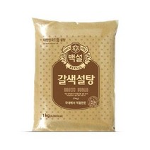 CJ 백설 갈색설탕 1Kg, 1개