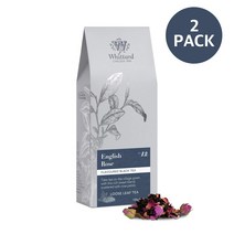 Whittard English Rose Loose Tea 위타드 잉글리쉬 로즈 루즈 티 장미차 100g X 2팩, 1개