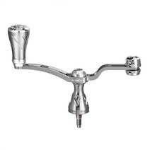 스피닝릴발란서 낚시릴 발란서 gomexus 스피닝 릴 핸들 52mm for shimano stradic ci4 daiwa certate cnc 가공 사이드 밸런스 핸들, 은, 다이와