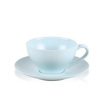 아트박스/아사셀렉션 쿠바 파스텔로 스카이블루 커피잔, 본품, 옵션선택:본품