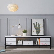 모모거실장 2단 협탁 서랍장 1800 티비다이 1인가구fgh397, SPRg_샤틴브라운