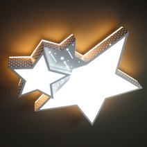 메리트조명 LED 별별 투톤 방등 50W 6500K+3000K 혼합 국산
