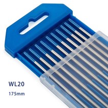 알루미늄 용접봉 용접 알루미눔 텅스텐 전극 전문 용접 전극, wl20 하늘색, 2.4mm, 175mm
