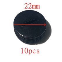 10pcs 탄소 브러시 ​​캡 교체 bosch makita hitachi dewalt 앵글 그라인더 전기 드릴 로터리 해머 대리석 커터 톱, 22mm 10개