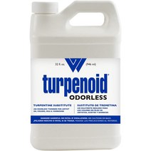 1 Quart (Pack of 1) Weber Odorless Turpenoid Artist Paint Thinner and Cleaner 946ml (32 Fl Oz) Bo