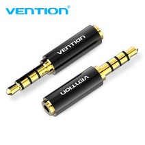 카오디오 블루투스Vention-카플레이어 어댑터 3.5mm 수-2.5mm 암 잭 Aux 어댑터 골드 플러그 4 극 커넥터, 01 audio adapter