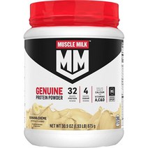 Muscle Milk 단백질 파우더 바나나 크림 0.9kg 12회 분량 267475, 1.93 Pound (Pack of 1), Vanilla