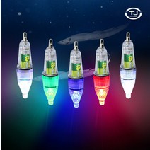 TJ코리아 LED 갈치 수중 집어등 점멸형 단색 7색 바다 (TJ코리아 LED 갈치집어등), 갈치집어등 17cm/레드