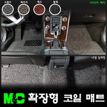 [벤츠]CLS400-4인승(2016년) 확장형코일매트[국내제작] -20mm두께 바닥카매트, [레드-1열(운/조)+2열], 벤츠