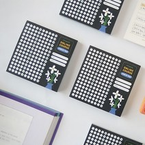 디작소 디자인 감성 문구 인강 체크 패드, one color