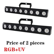 디제잉장비 새로운 금형 8X12W 원격 LED 파 라이트 DJ 디스코 조명 RGBW 워시 램프 무대 장비 휴일 웨딩, 04 RGB UV_03 AU 플러그