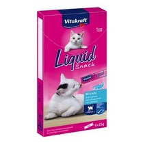 비타크래프트 리퀴드 스낵 15g 6개입 고양이간식, 1개, 연어+오메가3