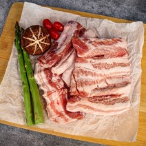 스페인 듀록 뼈 삼겹살 500g 박포갈비 흑돼지 삼겹살, 1팩