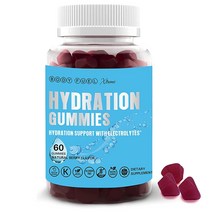 Body Fuel Xtreme 전해질 하이드레이션 젤리 솔티 베리 천연 맛 수분 보충 지원 나트륨 칼슘 염화칼륨 아연 비건 글루텐 프리 코셔 할랄 GMO 프리 펙틴 츄 - (60개