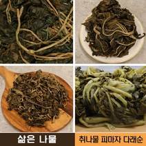 산지직송 국내산 봄나물 삶은나물 취나물 피마자 다래순 보름나물세트, 피마자 500gx2봉