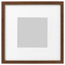 이케아 호브스타 액자23x23 미디엄브라운 내용물(표구안쪽12x12cm 프레임안쪽23x23cm) 프레임25x25cm