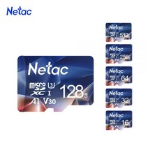 Netac A1 메모리 카드 64 기가 바이트 32 기가 바이트 16 기가 바이트 Microsd TF SD 카드 Class10 UHS-1 플래시 카드 메모리 32 기가 바이트 마이, 03 32gb with adapter
