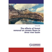 The effects of forest removal on stream flows in Arror river basin Paperback, LAP Lambert Academic Publishing
