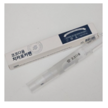 치카포카펜 강아지 고양이 치석 입냄새 제거 치약 칫솔 세트, 6g, 2개