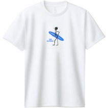 서핑 라이프 스컬 캘리포니아 라운드 기능성 쿨론 반팔티 쿨티 남성 여성 티셔츠