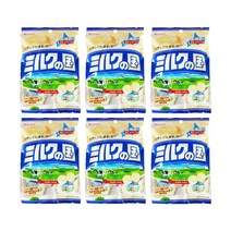 카수가이 밀크노쿠니(우유) 수입사탕 일본사탕 화이트데이 밀크사탕 대용량 사탕, 125g, 6개