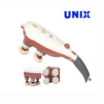 유닉스 핸드 마사지기 4구 골드 플러스 안마기 UHM-3600, 1개
