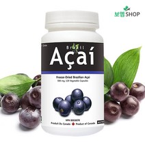 캐나다 뉴트리돔 브라질 아사이베리 Acai Berry 동결건조 500mg 120캡슐