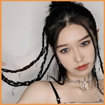 브릿지 가발 붙임 땋은머리 피스 추천 머리 인싸 클립 패션 헤어 스타일 클럽 위그 스타일링 솜브레 옴브레 연출 머리숱 고민 민머리 트렌드 여친 룩 매력 어필 디자인 외출 데이트 발레아쥬, 02.투칼라블루